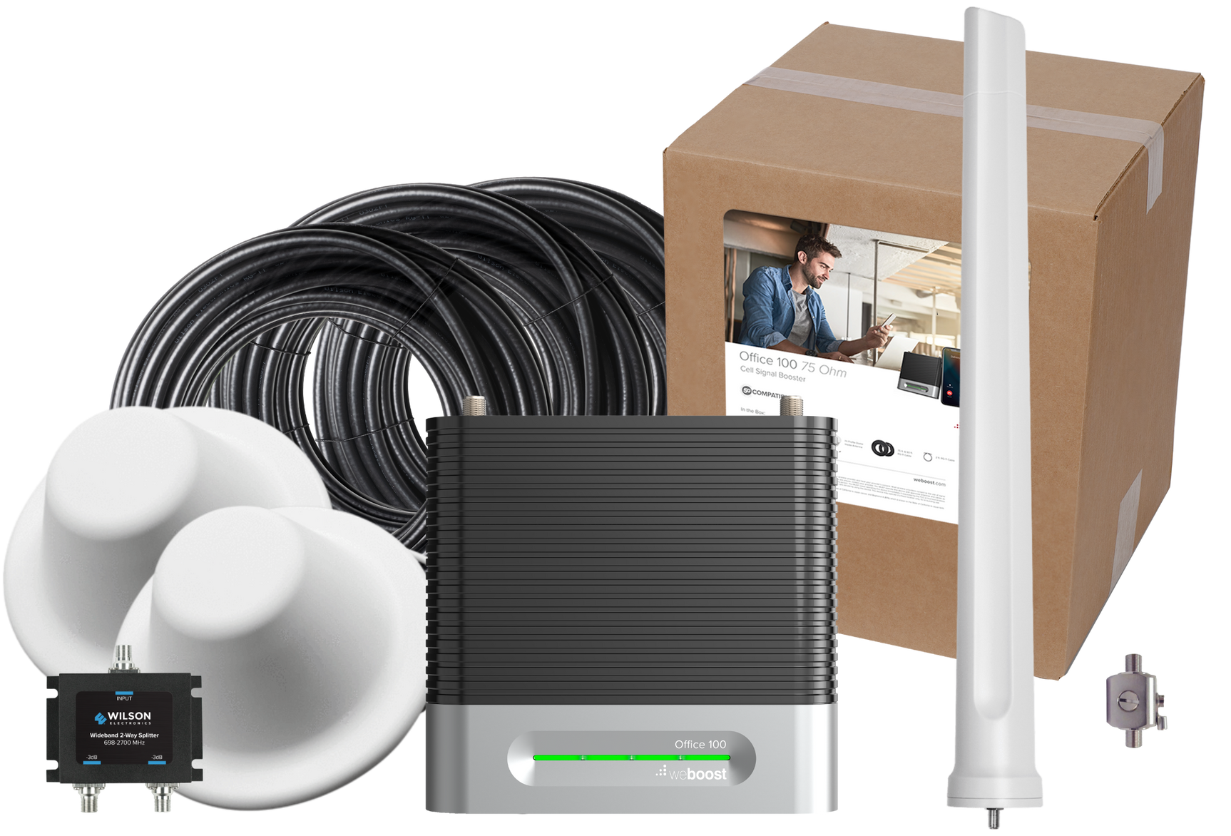weBoost Office 100 Signal Booster (75 Ohm) | 473060