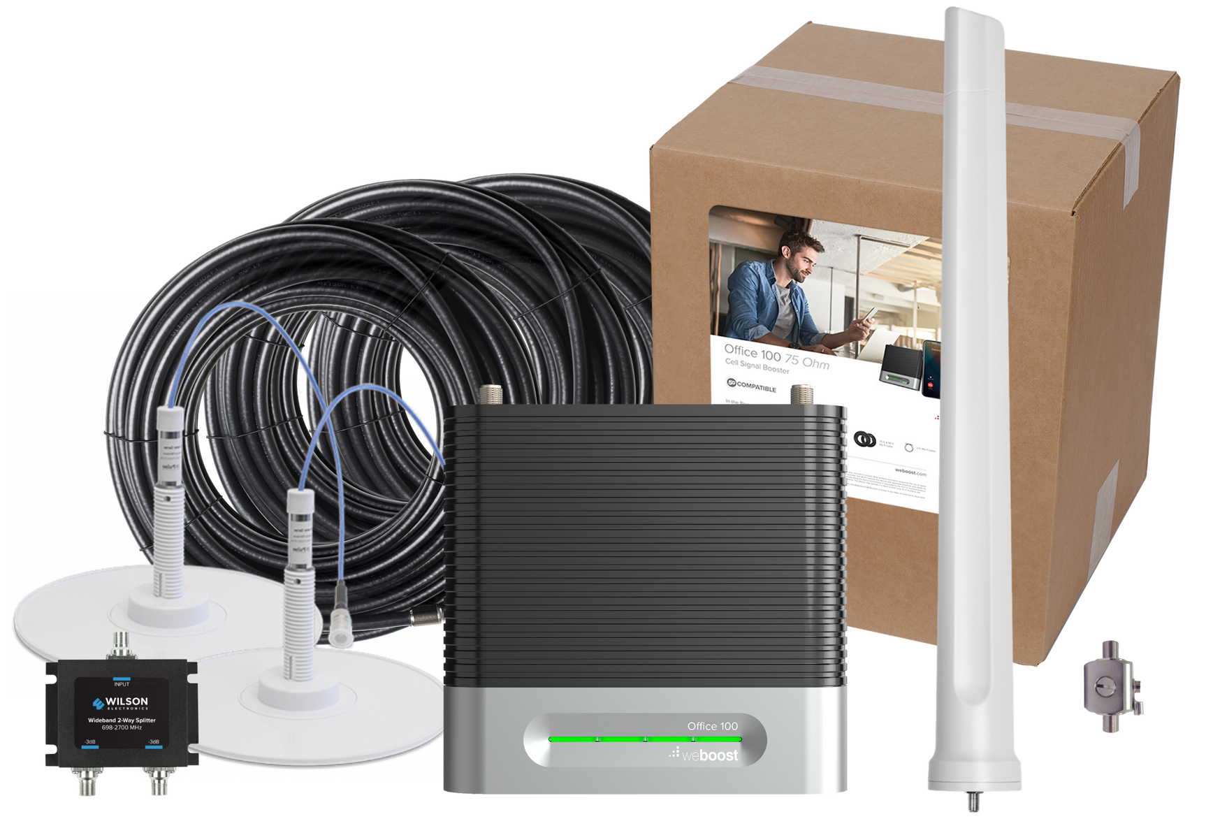 weBoost Office 100 Signal Booster (75 Ohm) | 473060