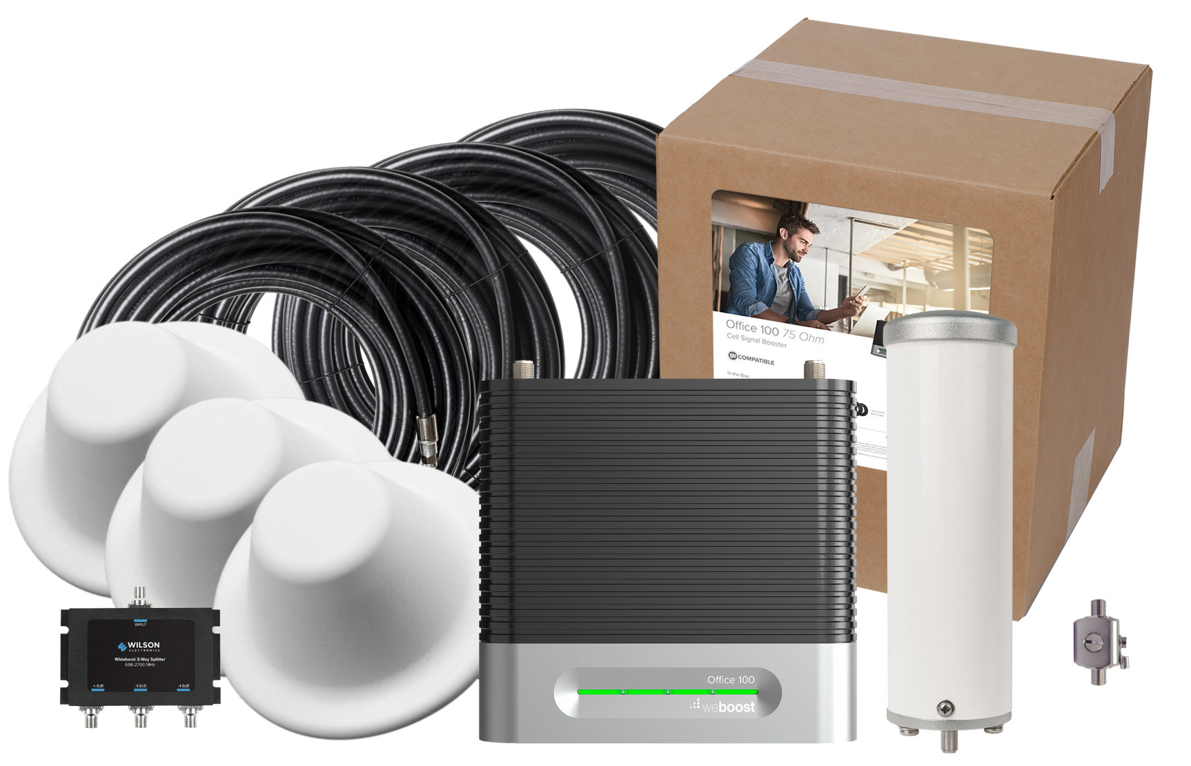 weBoost Office 100 Signal Booster (75 Ohm) | 473060