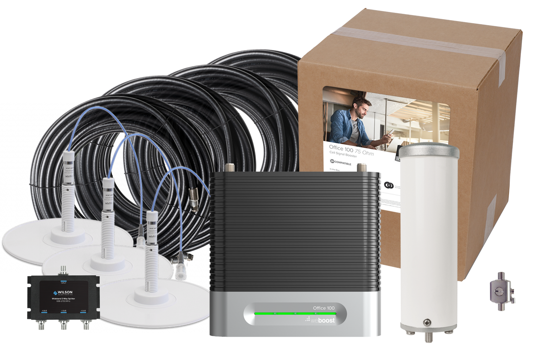 weBoost Office 100 Signal Booster (75 Ohm) | 473060