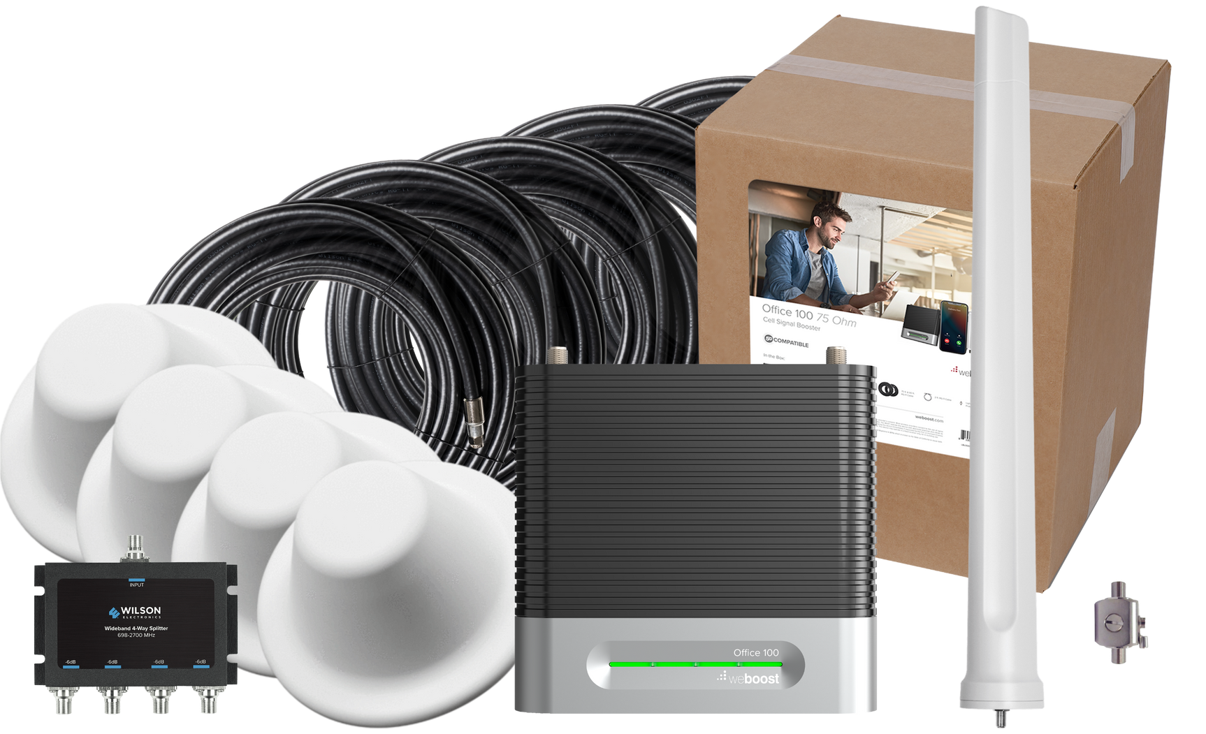 weBoost Office 100 Signal Booster (75 Ohm) | 473060