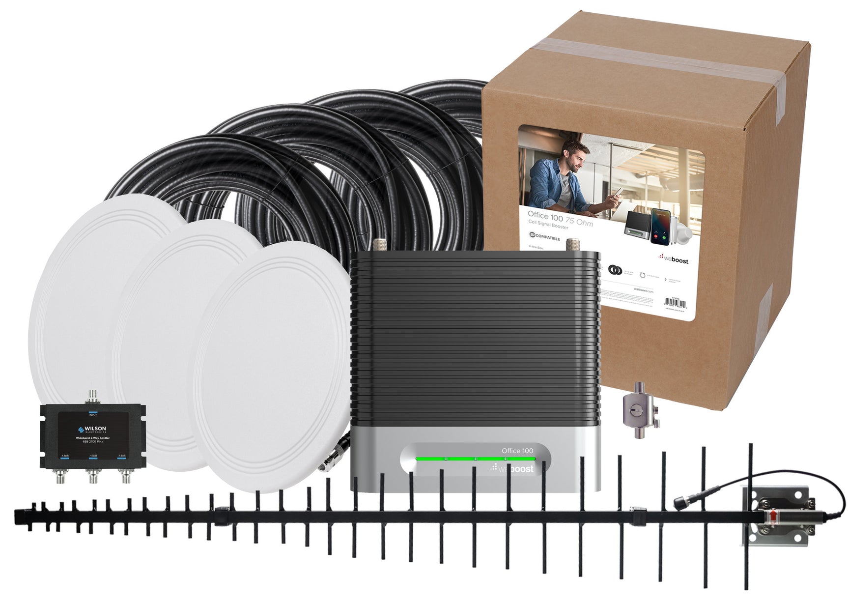 weBoost Office 100 Signal Booster (75 Ohm) | 473060