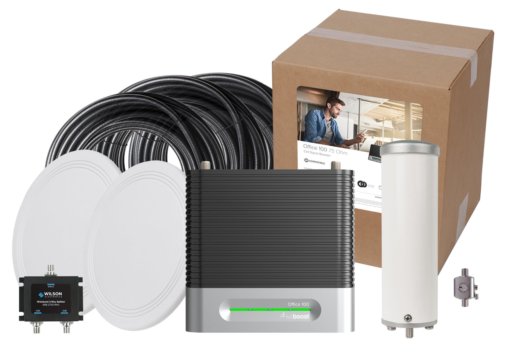 weBoost Office 100 Signal Booster (75 Ohm) | 473060