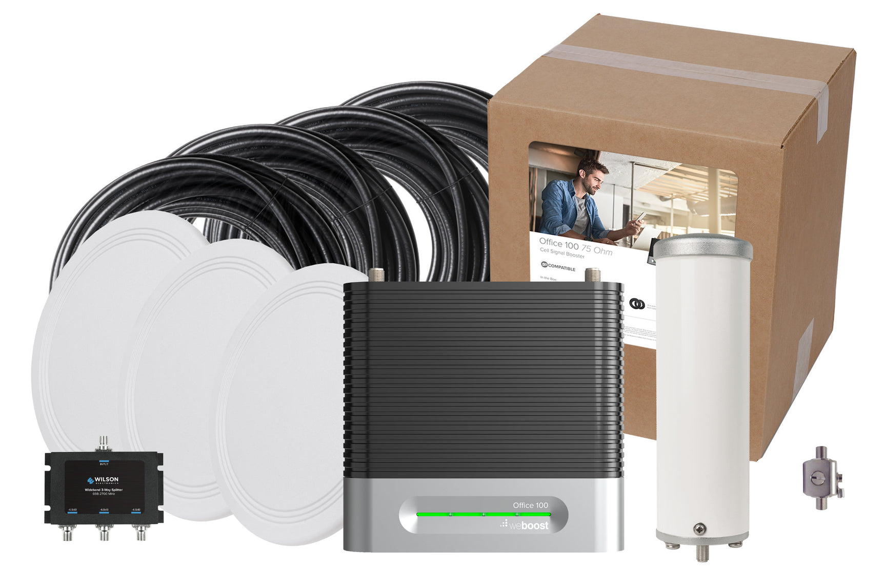 weBoost Office 100 Signal Booster (75 Ohm) | 473060