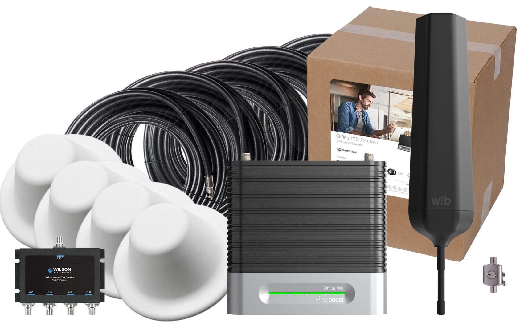 weBoost Office 100 Signal Booster (75 Ohm) | 473060