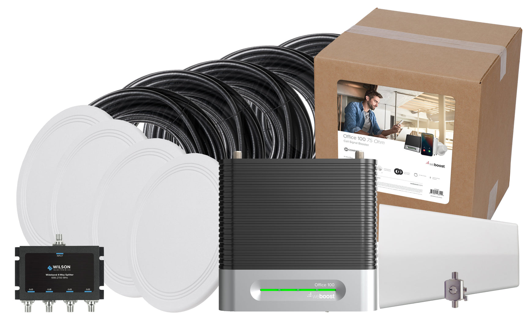 weBoost Office 100 Signal Booster (75 Ohm) | 473060