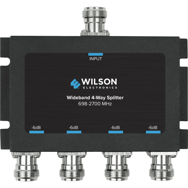 weBoost Office 200 Signal Booster (472047) - 4-Way Splitter