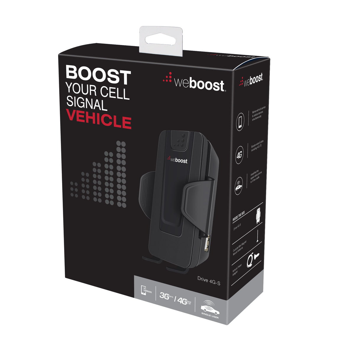 weBoost 470107 Drive 4G-S Cradle Signal Booster Kit - Box
