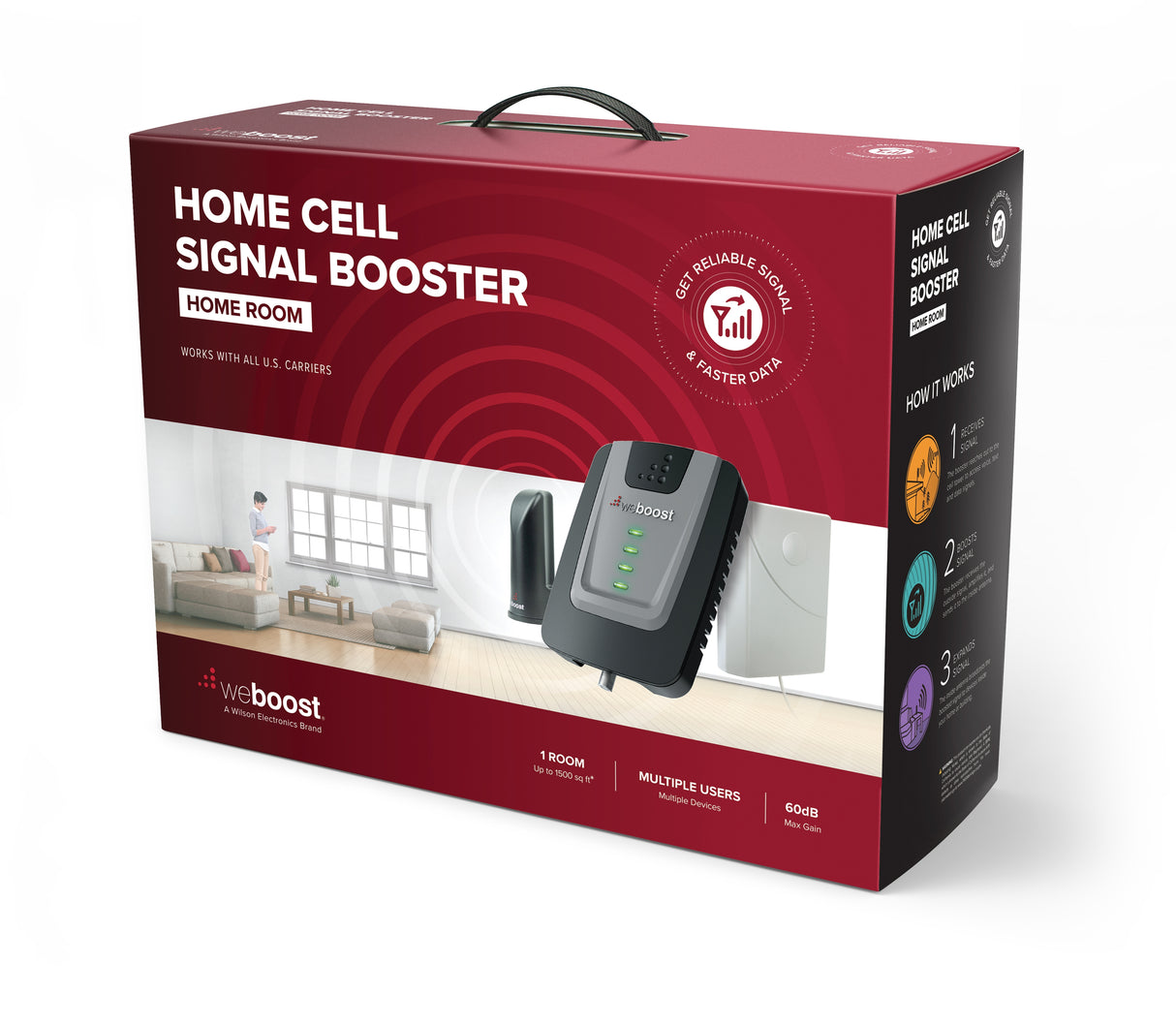 weBoost Home Room Signal Booster Kit | 472120 - Box