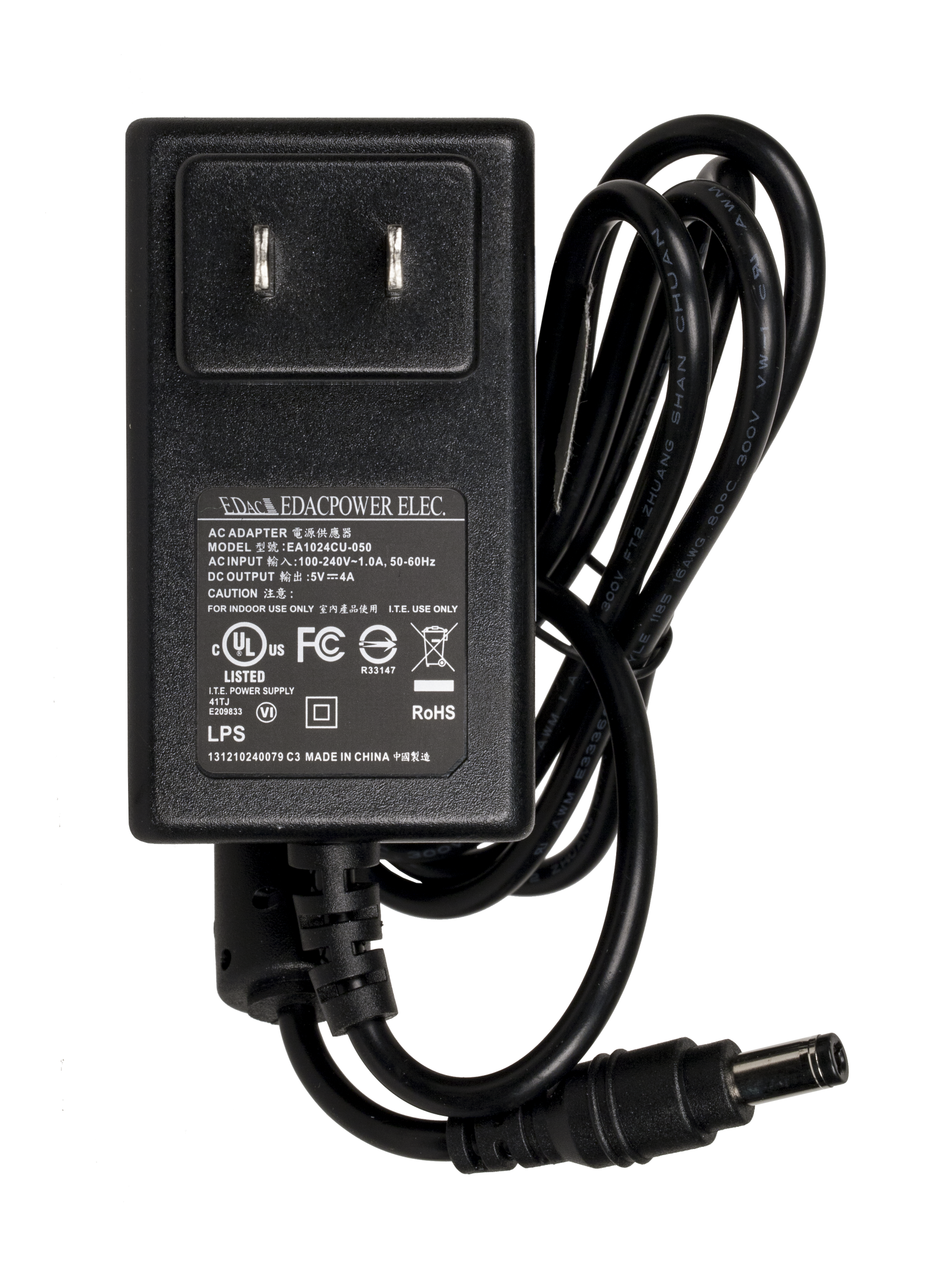 Wilson 850012 AC to DC 5V/4.0A Power Supply