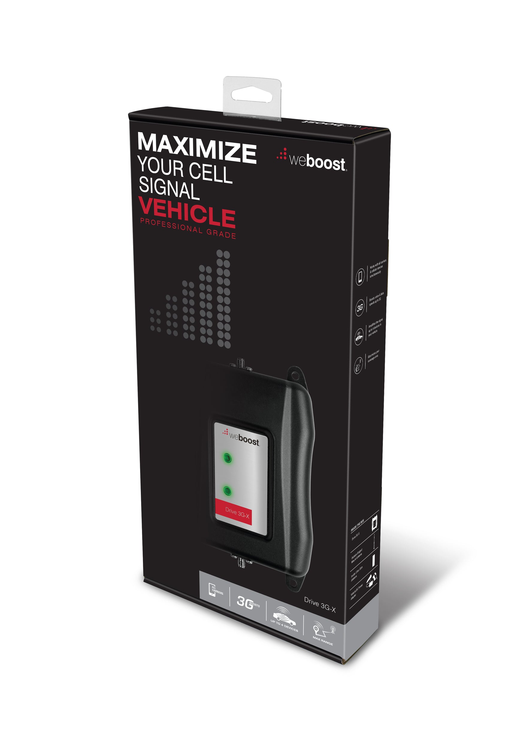 weBoost 470111 Drive 3G-X Extreme Signal Booster Kit - Box