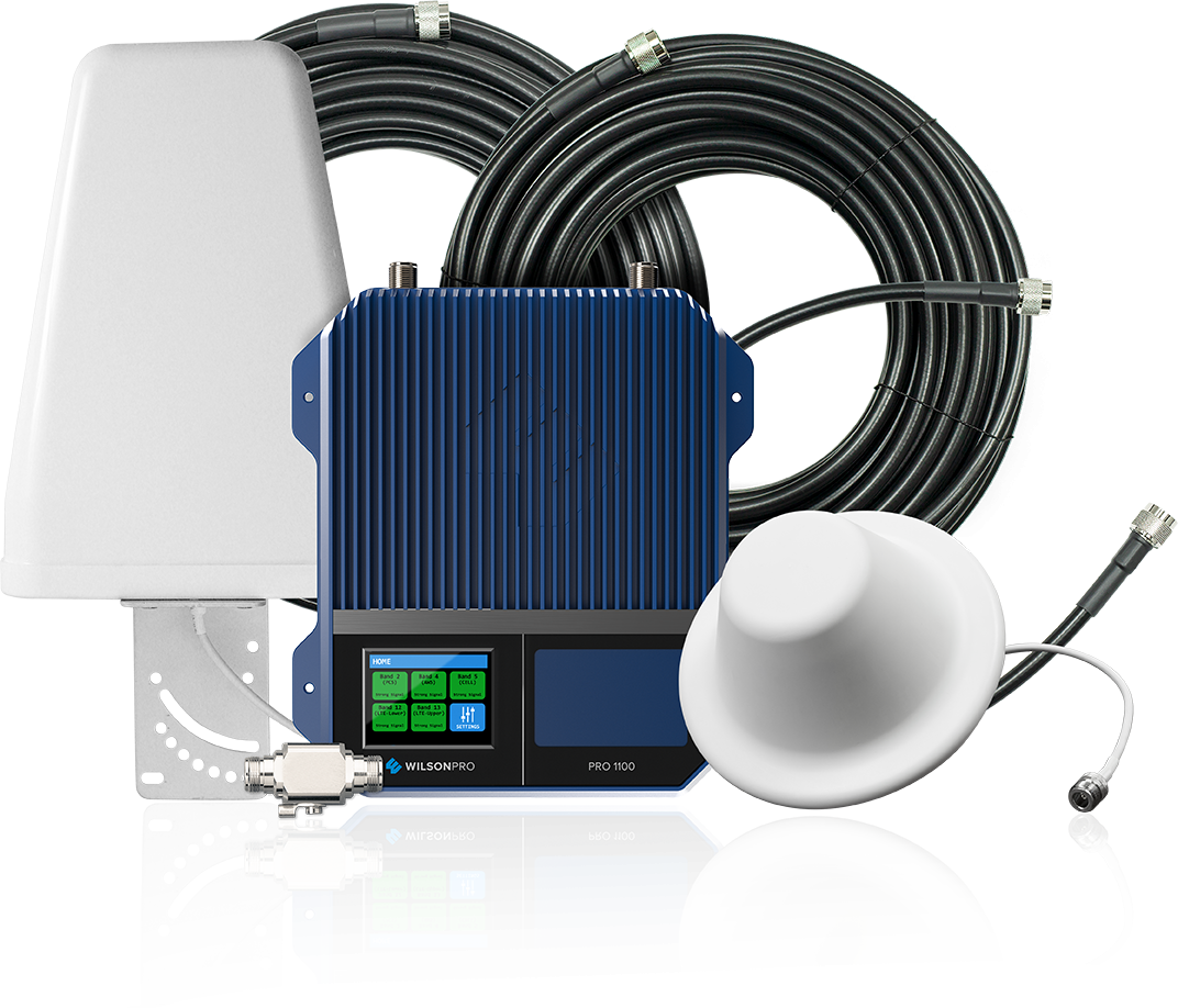 WilsonPro 1100 Enterprise Signal Booster for Voice, 3G and 4G LTE | 460147 - Kit