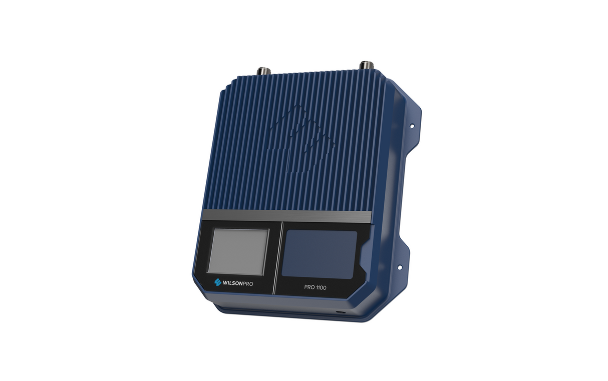 WilsonPro 1100 Enterprise Signal Booster for Voice, 3G and 4G LTE | 460147 - Angled Left