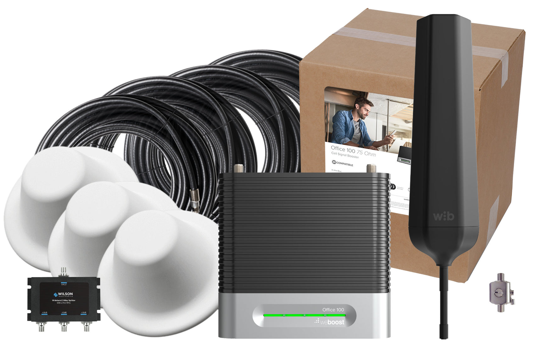weBoost Office 100 Signal Booster (75 Ohm) | 473060