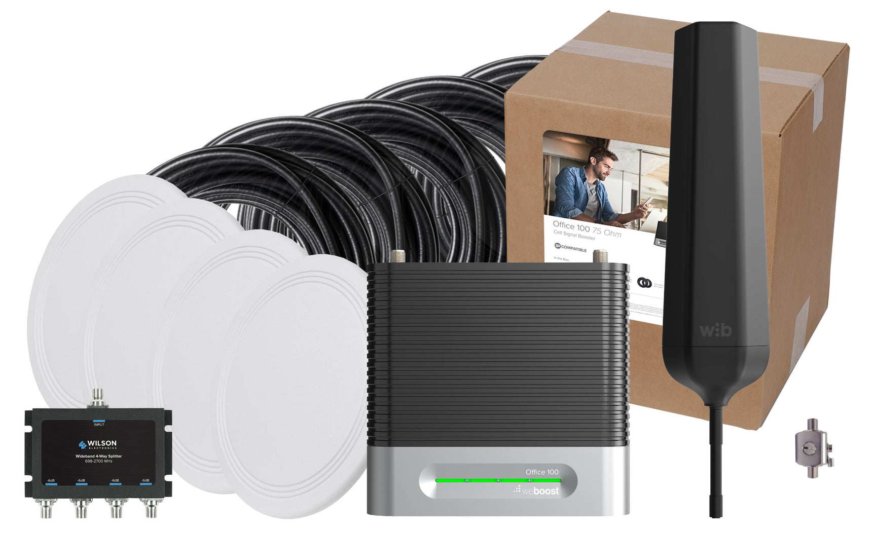 weBoost Office 100 Signal Booster (75 Ohm) | 473060
