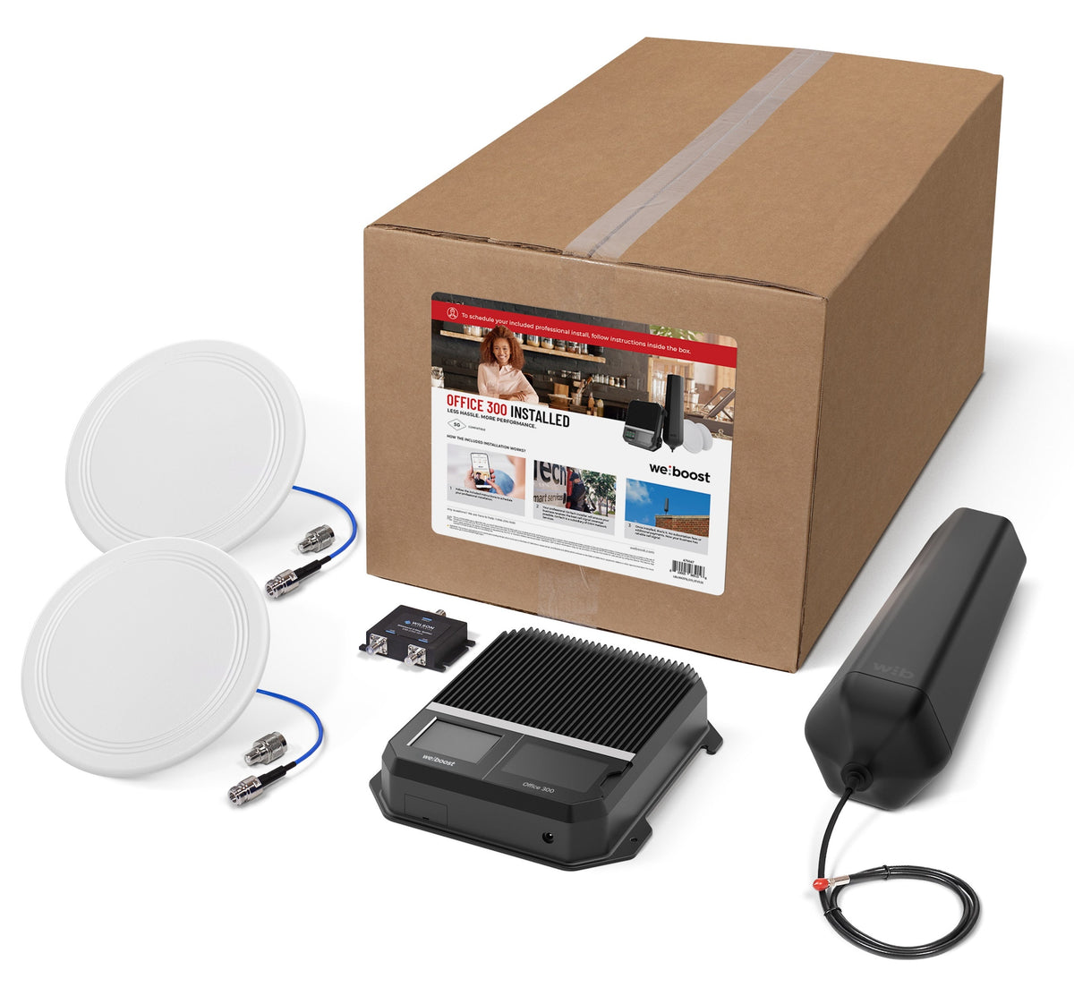 weBoost Installed Office 300 - 3 Systems