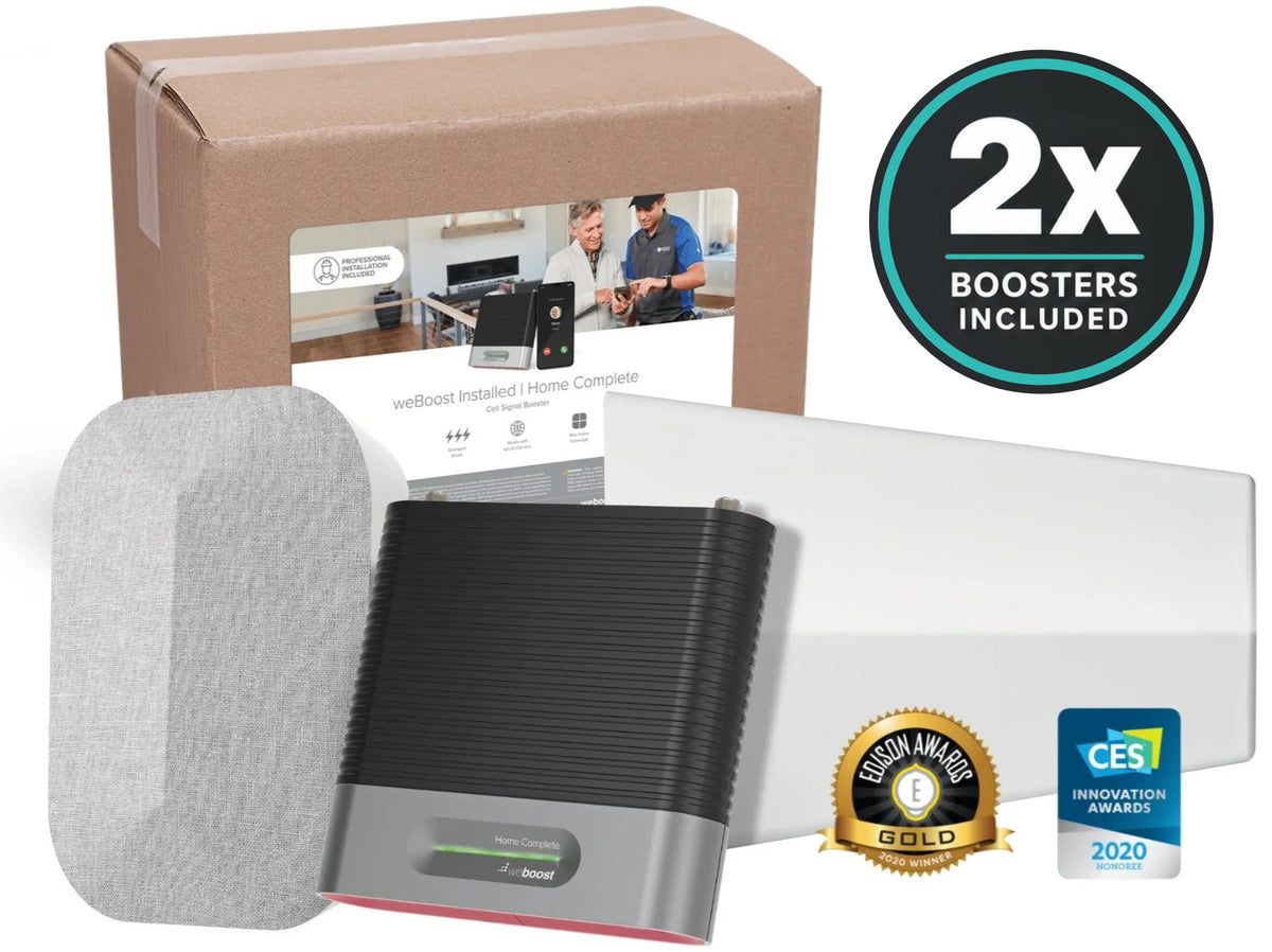 weBoost Installed | Home Complete - 2 System Bundle, Professional Installation Included
