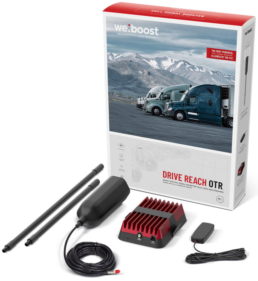 weBoost Drive Reach OTR & Semi-Truck Cell Signal Booster,Data Speed 4G LTE, For Vehicle, Outdoor Mount 477154 weBoost Drive Reach OTR & Semi-Truck Cell Signal Booster,Data Speed 4G LTE, For Vehicle, Outdoor Mount 477154