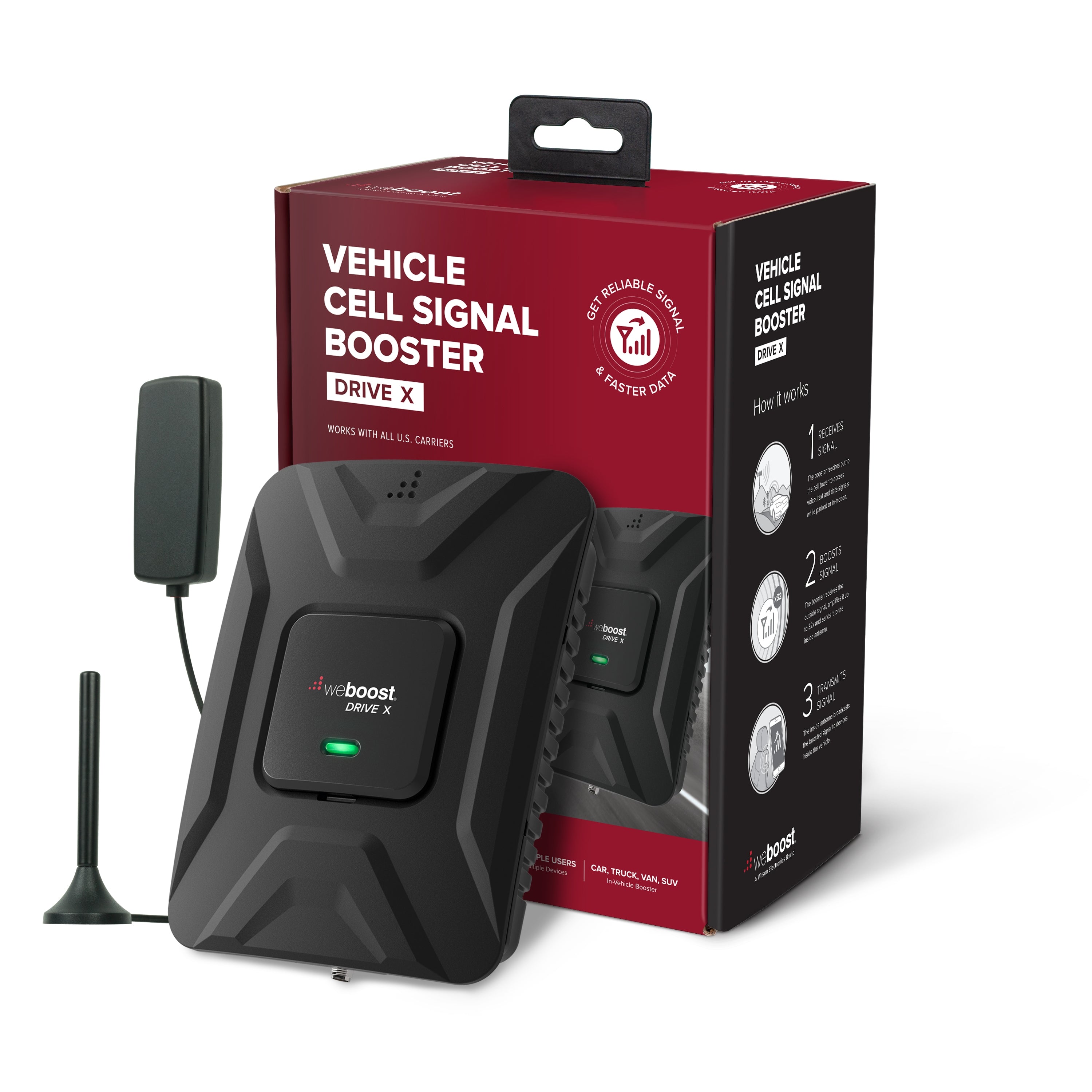 weBoost 475021R Drive X Vehicle Signal Booster (Certified