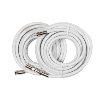 2 x 15 ft RG6 Coax Cables