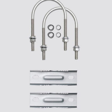 2 x U-Bolts with Nuts and Washers