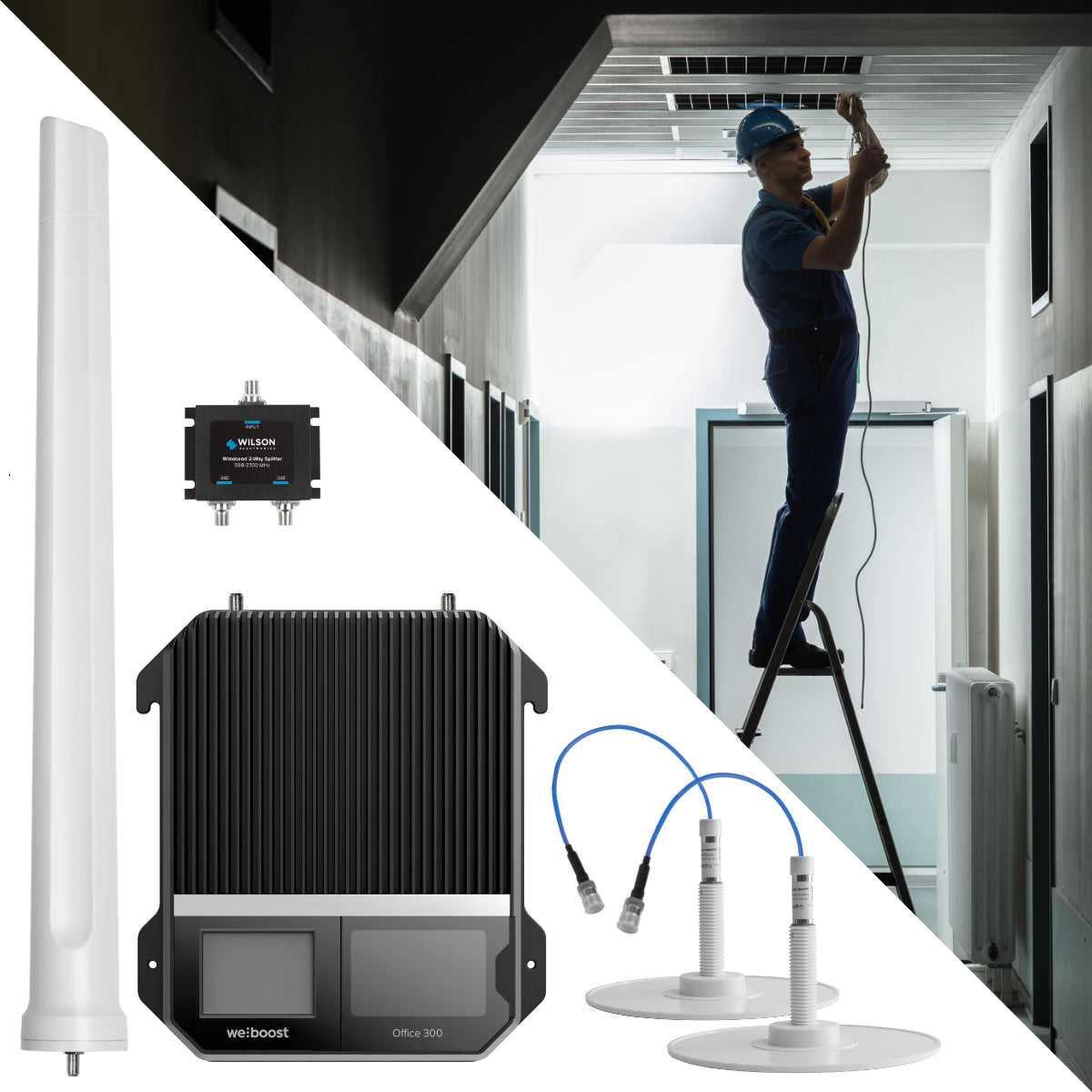 weBoost Installed Office 300 - Includes Professional Installation  | 479047