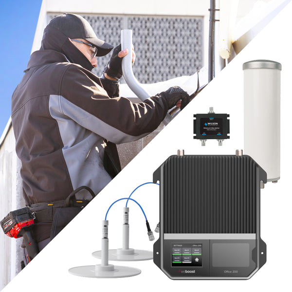 セキュリティ・セーフティ Opus weBoost Office 300 Installed Cell Phone Signal Booster