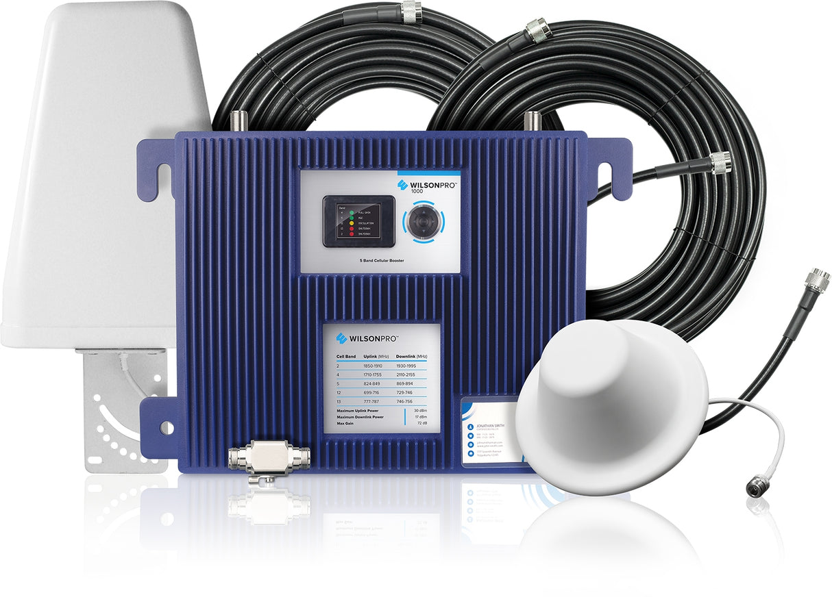 WilsonPro 1000 Enterprise Signal Booster for Voice, 3G and 4G LTE | 460236 [Discontinued]
