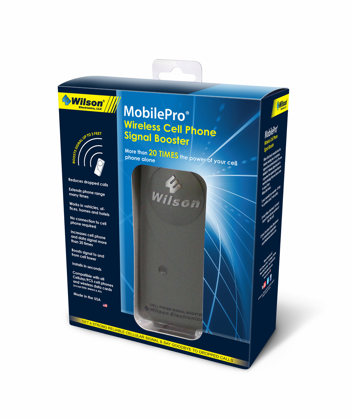 Wilson 801242 MobilePro Dual-Band Signal Booster Kit with 4" Antenna [Discontinued]