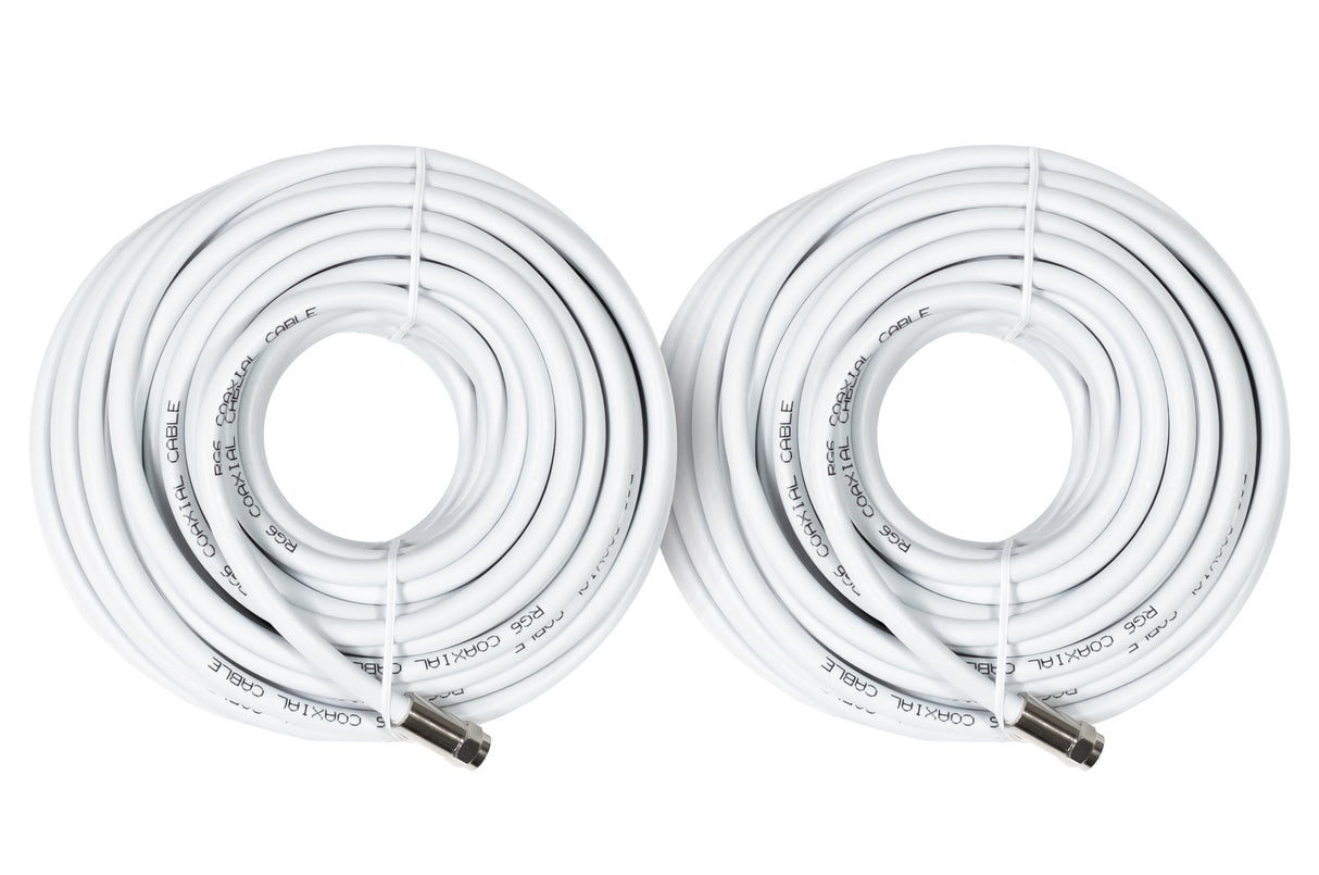 weBoost Home Studio Signal Booster Kit | 470165 -  2 x 30 ft RG 6 Cables