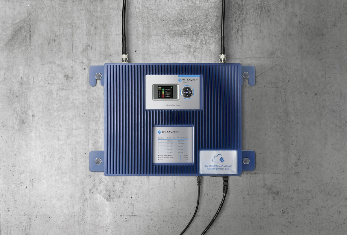 WilsonPro 1000c Enterprise Signal Booster for Voice, 3G and 4G LTE | 460242 - Mounted