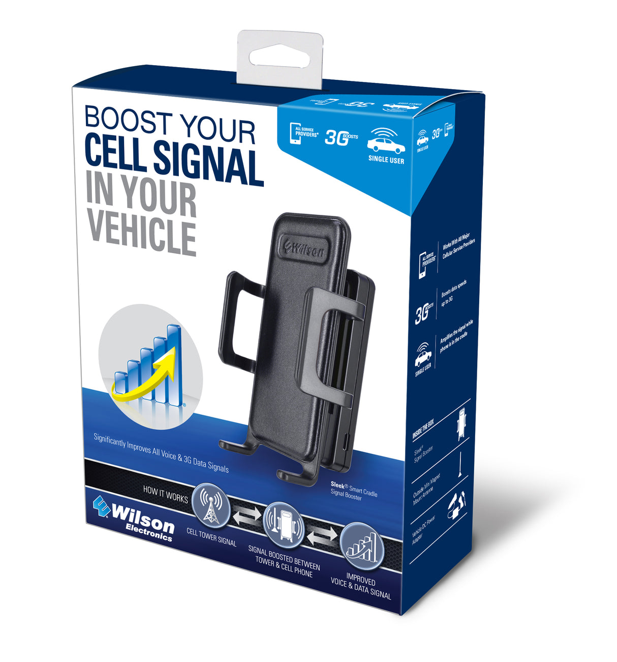 Wilson 460106 Sleek Dual-Band Cradle Signal Booster Kit [Discontinued]