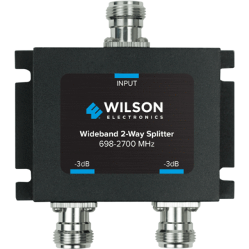 Wilson Two-Way 700-2700MHz 50 Ohm Signal Splitter (859957) [Discontinued]